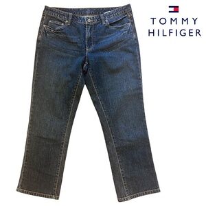 Tommy Hilfiger Cropped Denim Jeans Pants Dungarees Excellent Branded Condition